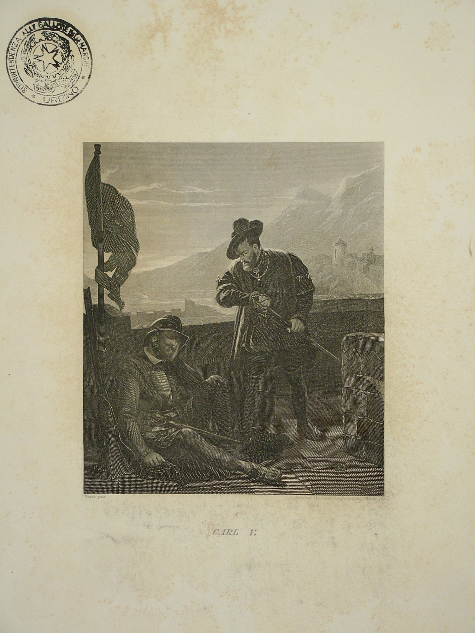 scena storica (stampa, elemento d'insieme) di Gosse Nicolas Louis Francois (attribuito), Planer Gustav (attribuito) (secc. XVIII/ XIX)
