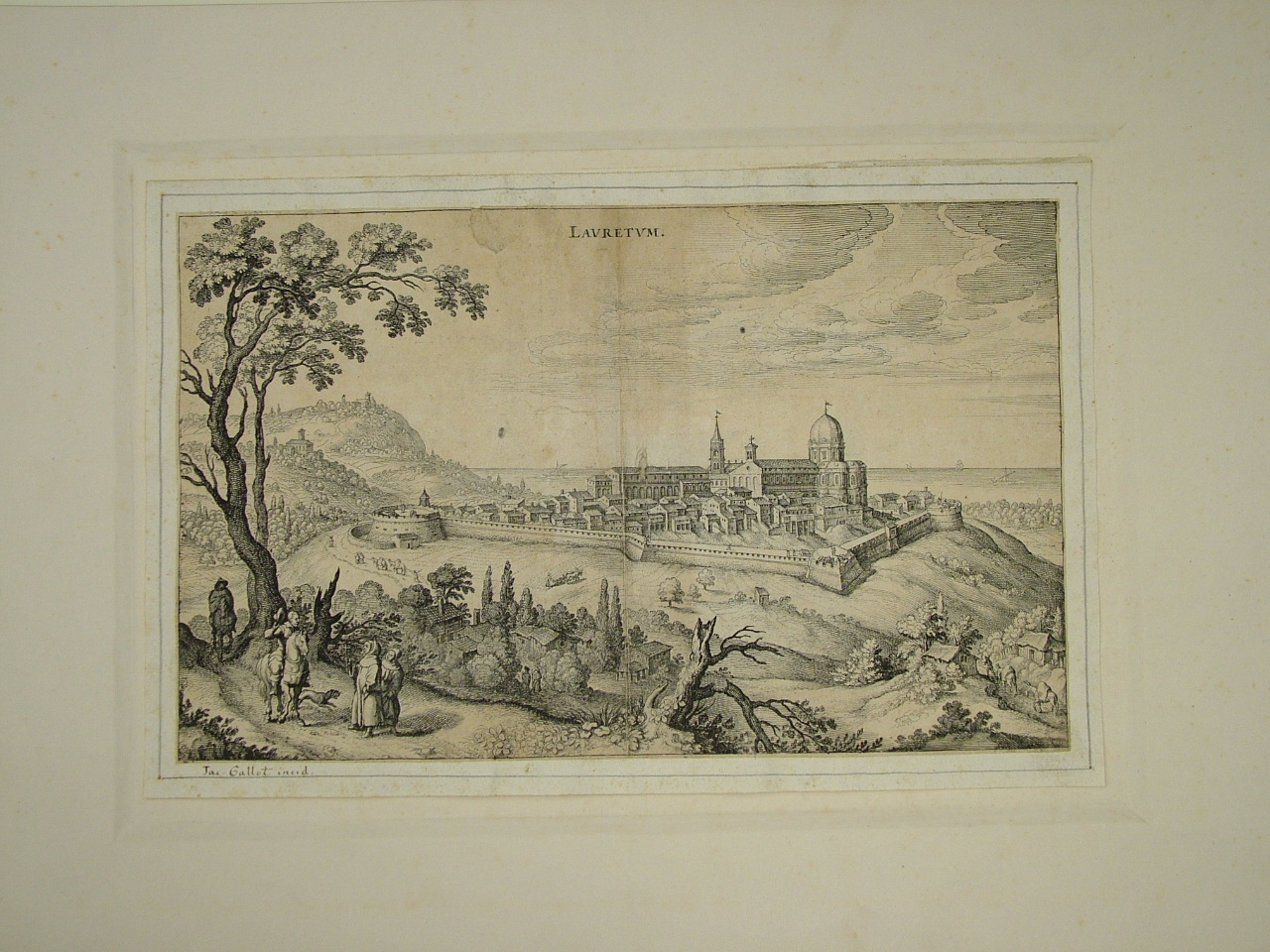 veduta di città (stampa, elemento d'insieme) di Callot Jacques (attribuito) (sec. XVII)