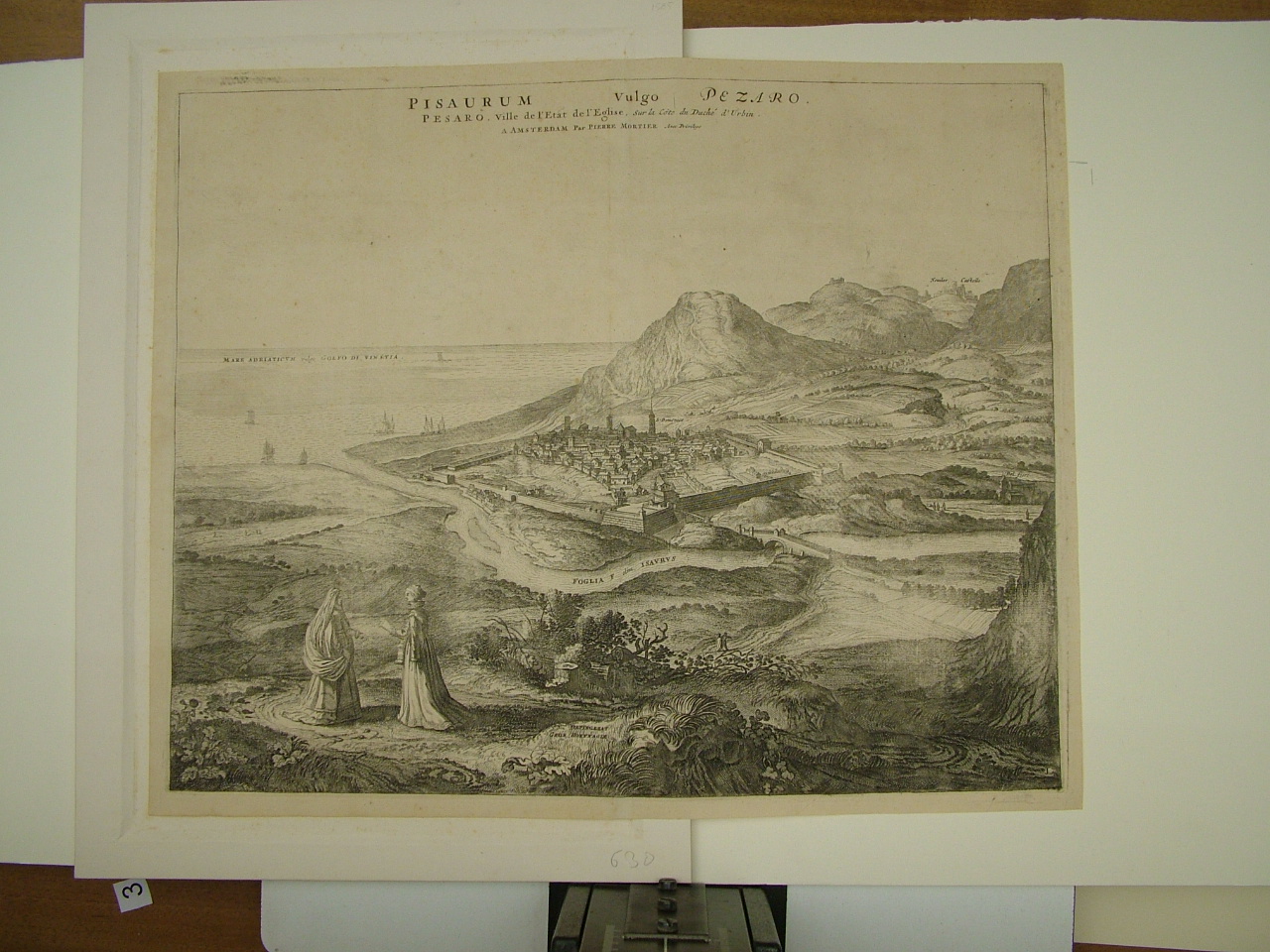 veduta di città (stampa, elemento d'insieme) di Mortier Pieter (attribuito), Hoefnagel Joris (attribuito) (sec. XVIII)