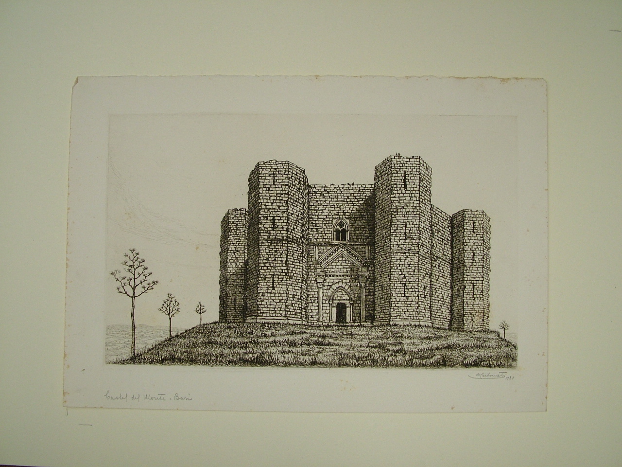 castello (stampa, elemento d'insieme) di Carbonati Antonio (attribuito) (sec. XX)