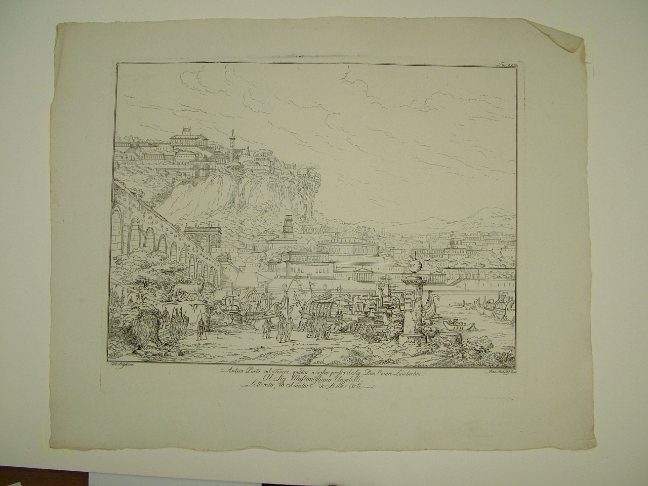 Interno di tempio gotico, architettura (stampa) di Basoli Antonio, Cocchi Francesco (inizio sec. XIX)