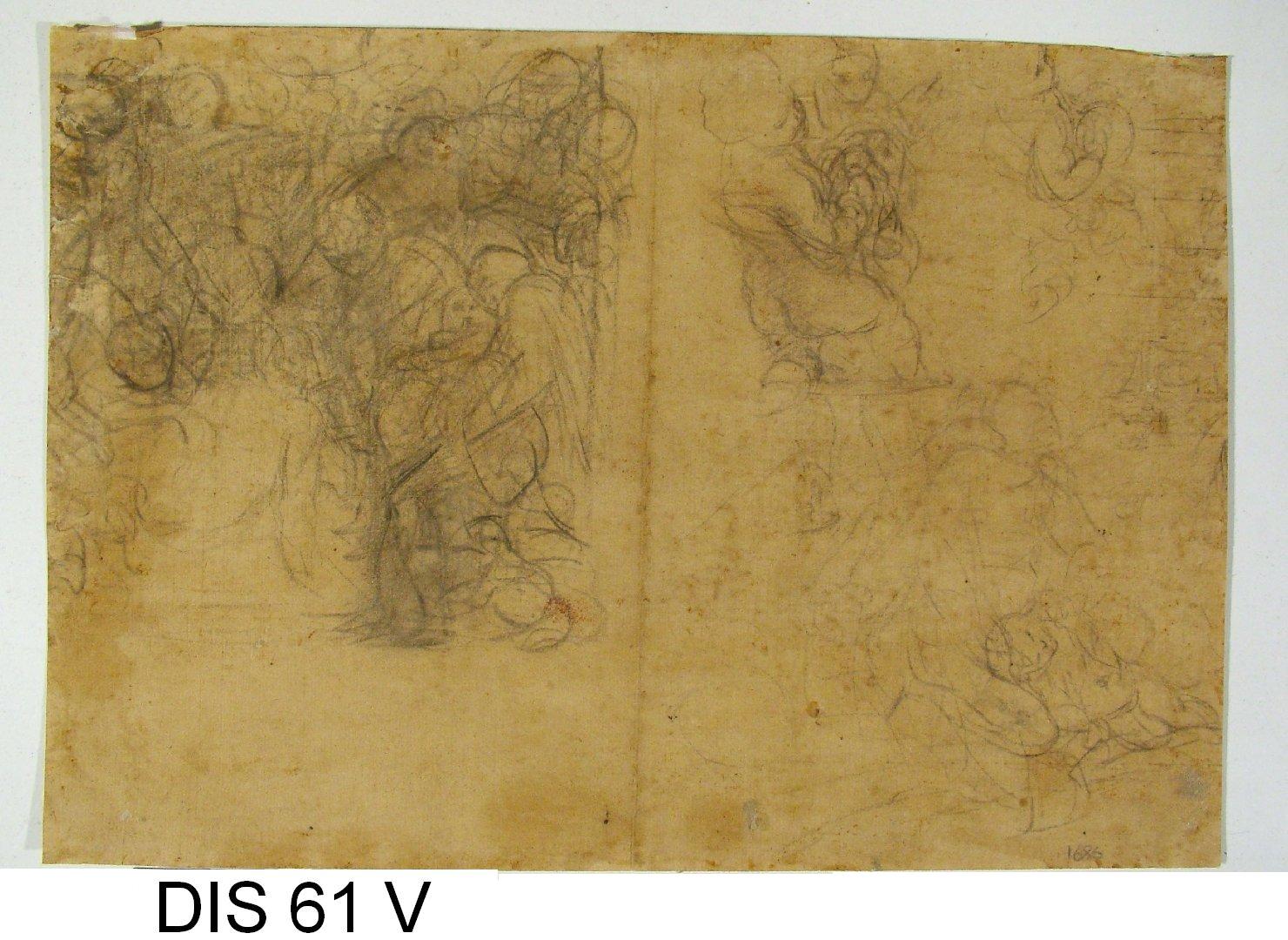 figura maschile (disegno) di Barocci Federico (sec. XVI)