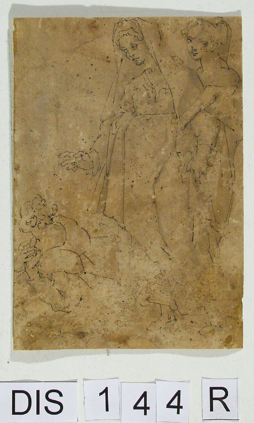 figure femminili (disegno) di Zuccari Federico (maniera) (secc. XVI/ XVII)