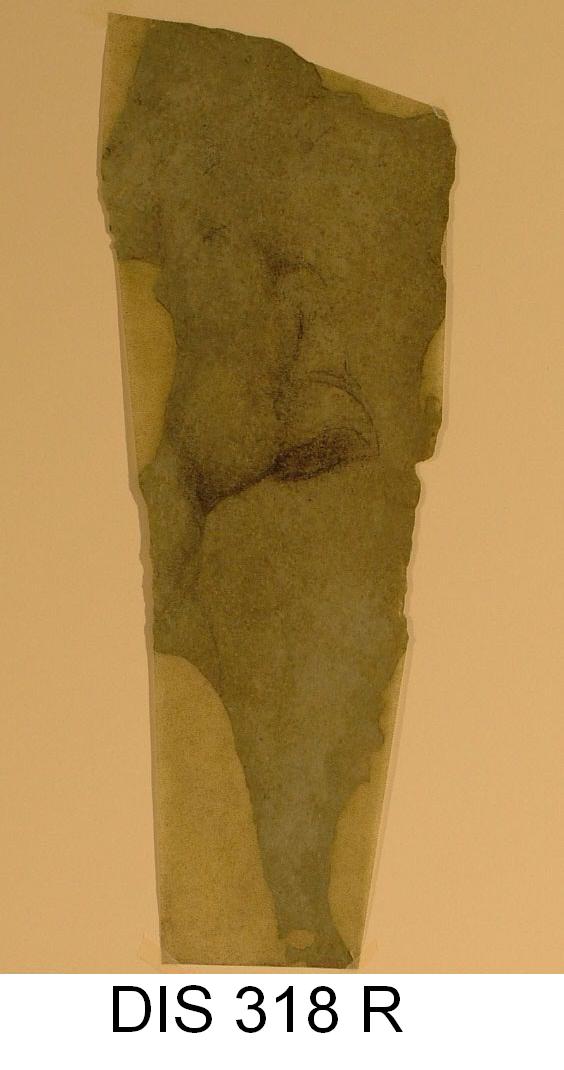 figura maschile (disegno) - ambito Italia centrale (fine/inizio secc. XVI/ XVII)