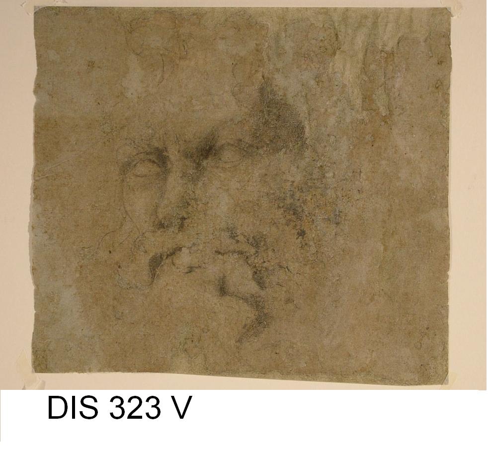 figura maschile di anziano (disegno) - ambito Italia centrale (fine/inizio secc. XVI/ XVII)