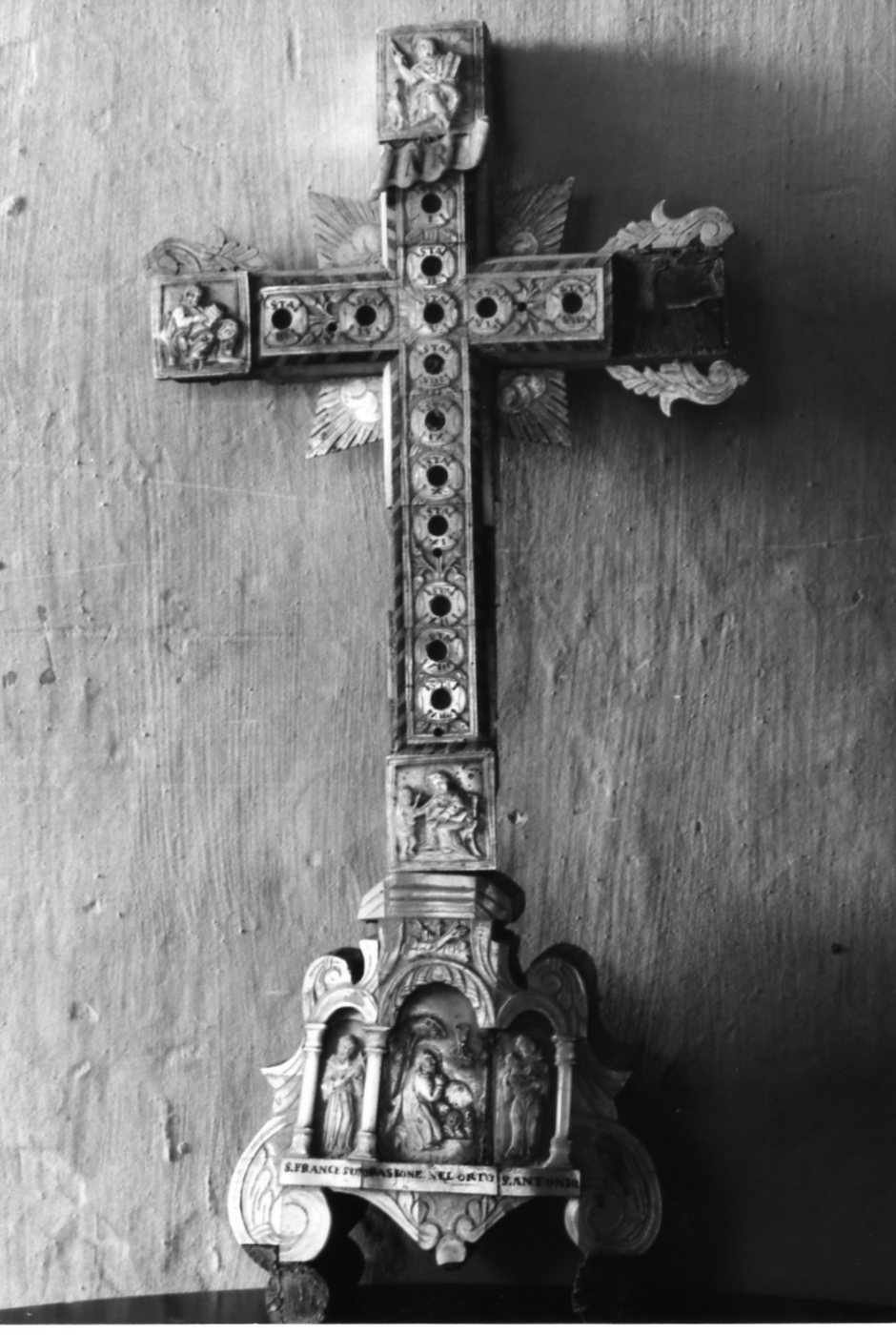 croce d'altare - bottega palestinese (sec. XIX)