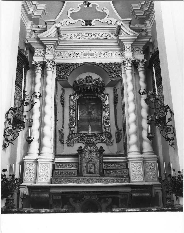 baldacchino d'altare, insieme - bottega marchigiana (fine sec. XVII)