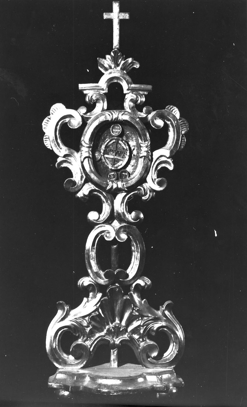reliquiario-ostensorio, serie - bottega marchigiana (sec. XVIII)