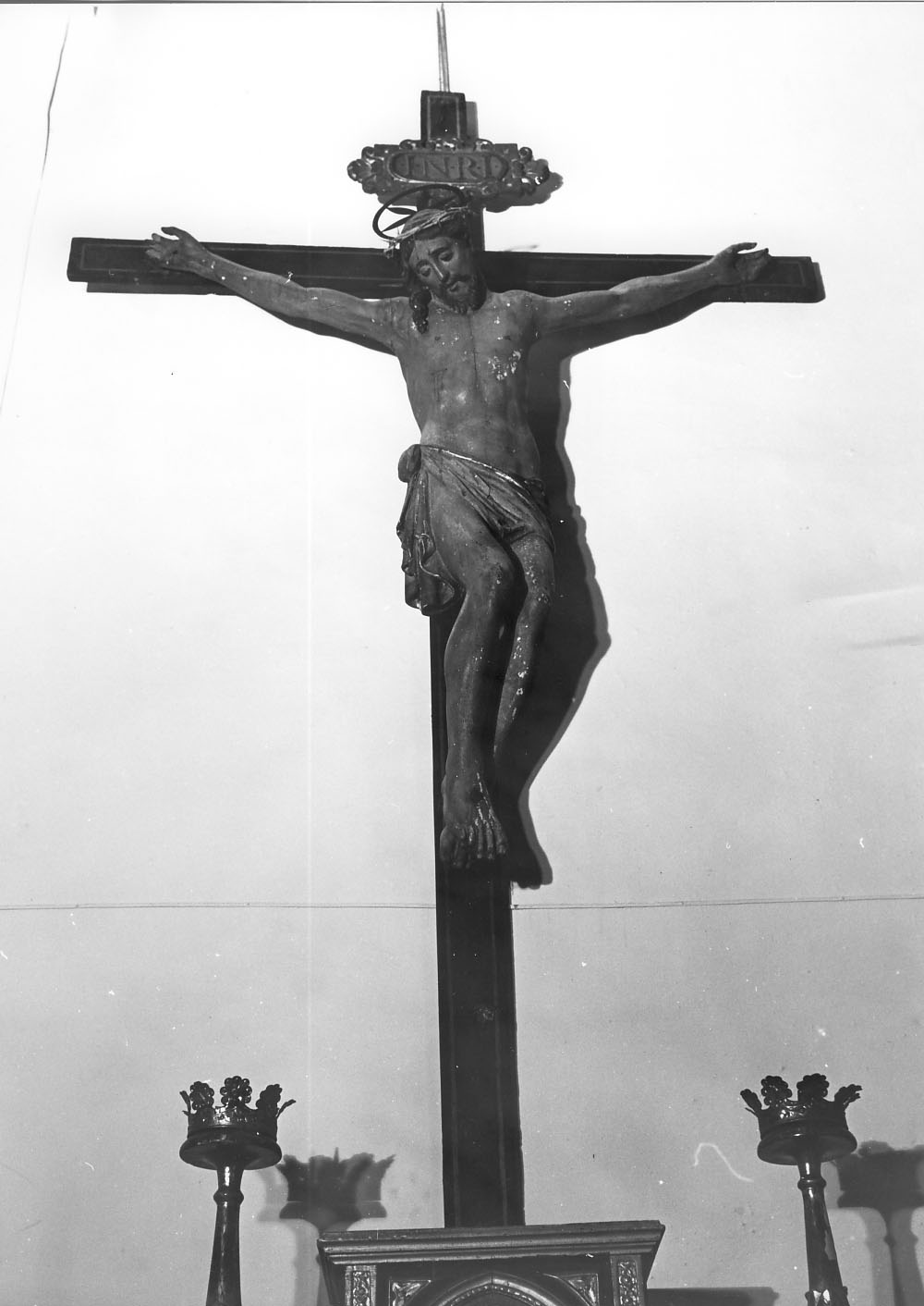 crocifissione (scultura) - ambito Italia centrale (seconda metà sec. XVIII)