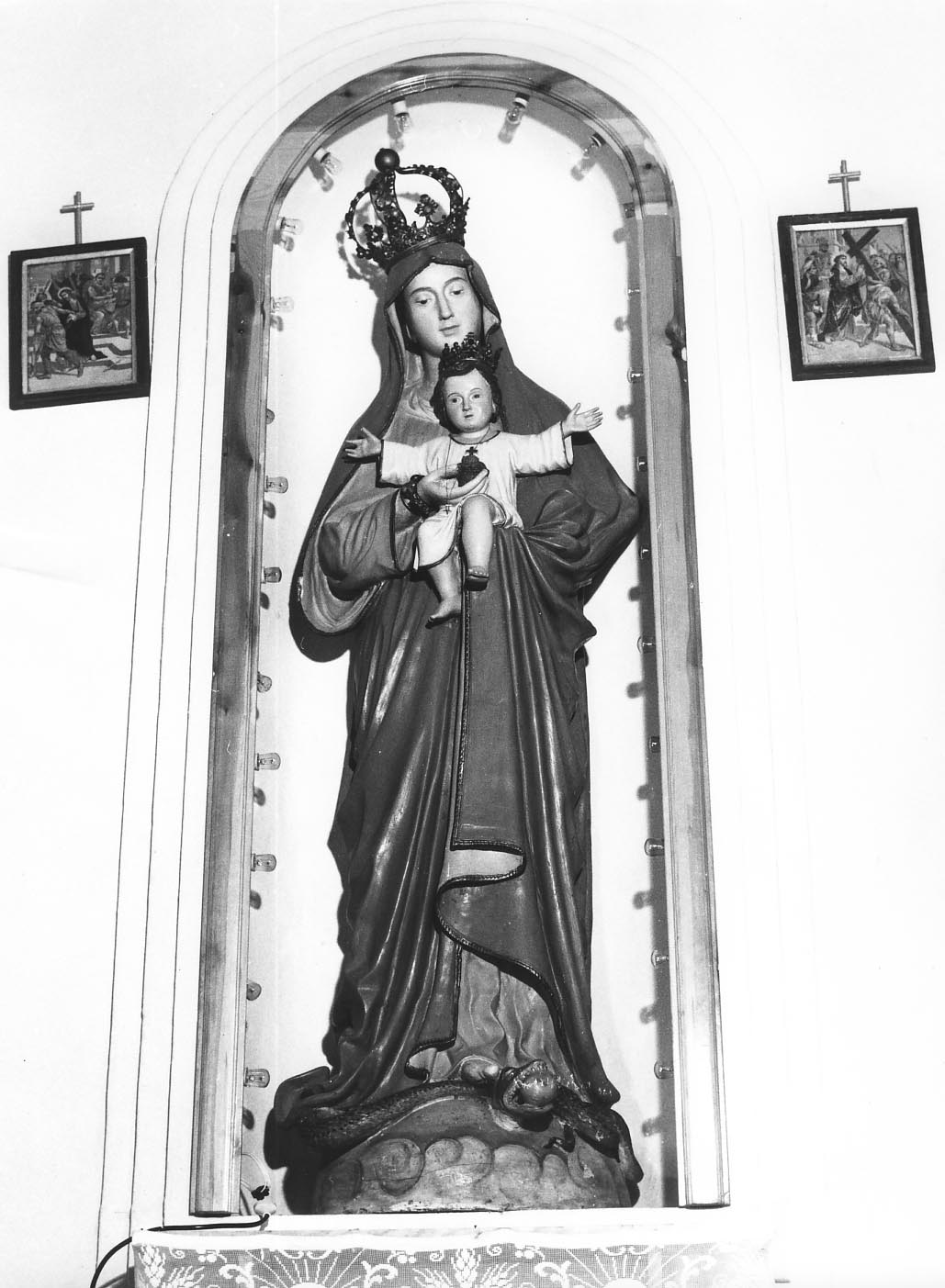 Madonna con Bambino (statua) - ambito marchigiano (sec. XIX)