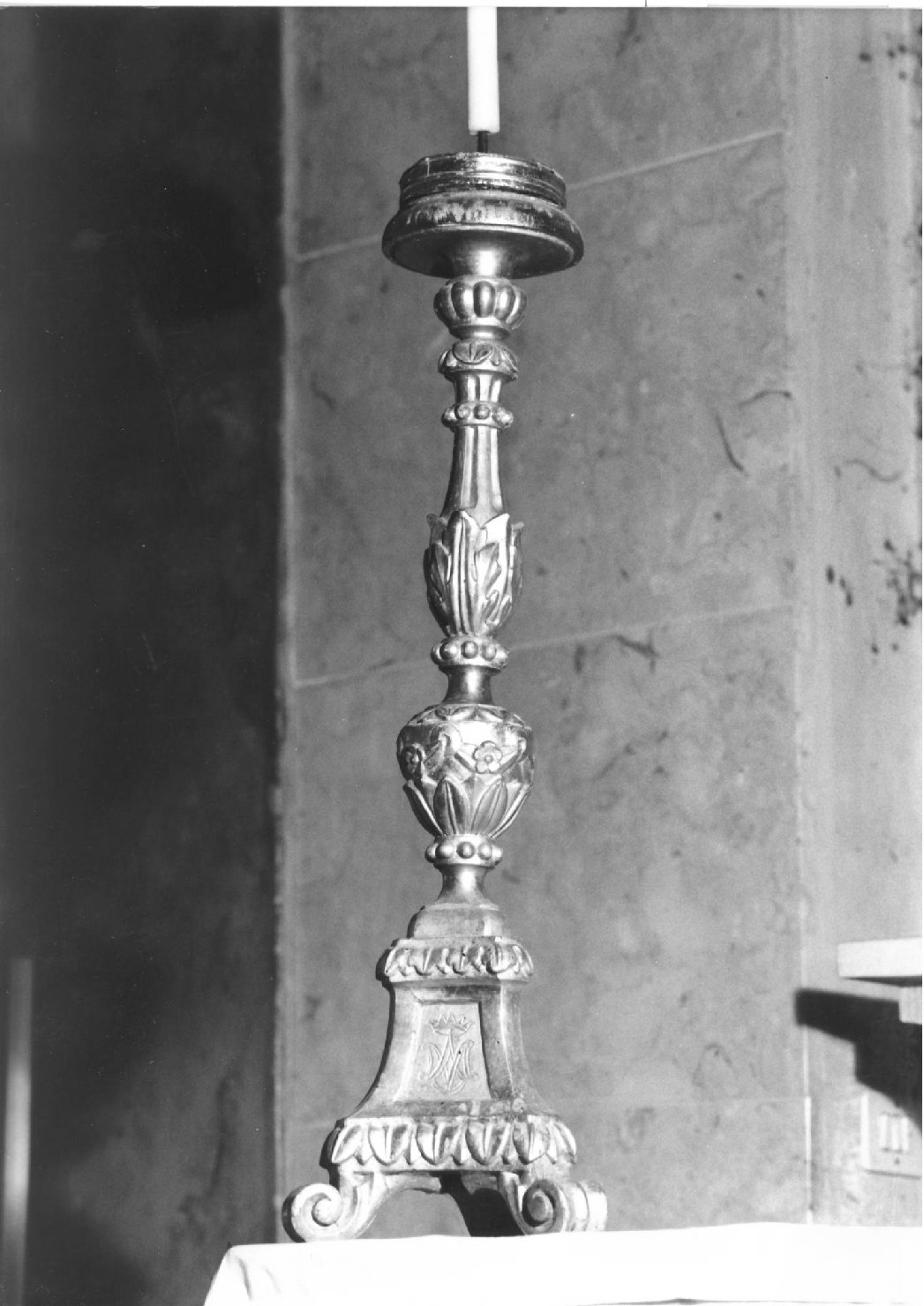 candelabro - bottega marchigiana (sec. XVIII)