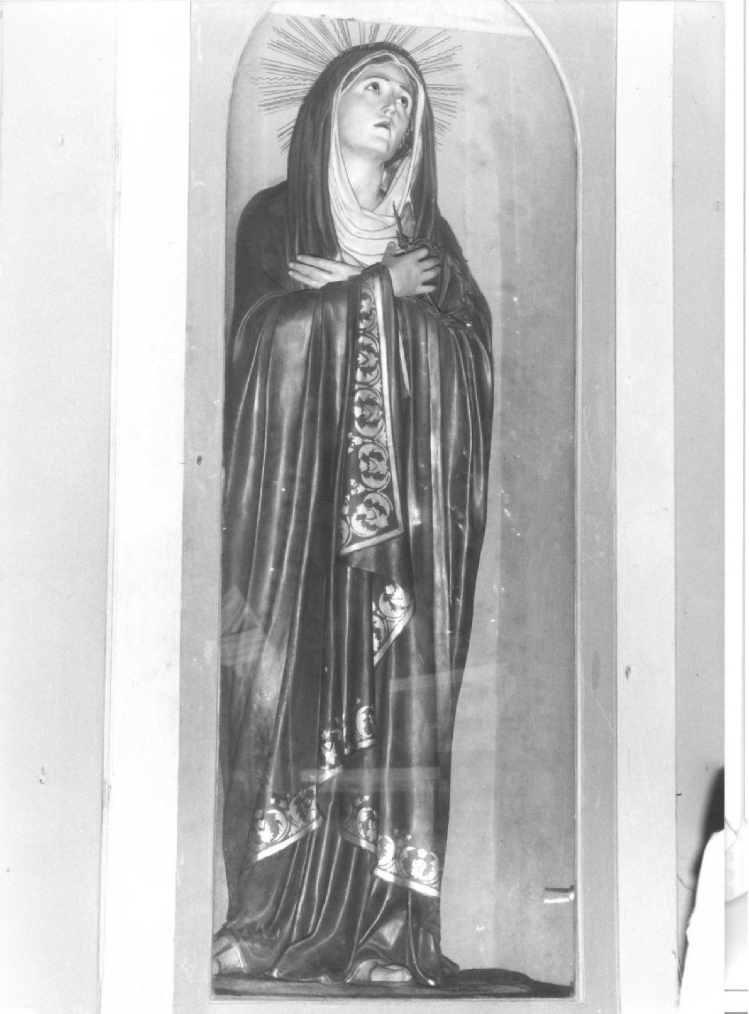 Madonna ADDOLORATA (scultura) - bottega marchigiana (sec. XIX)