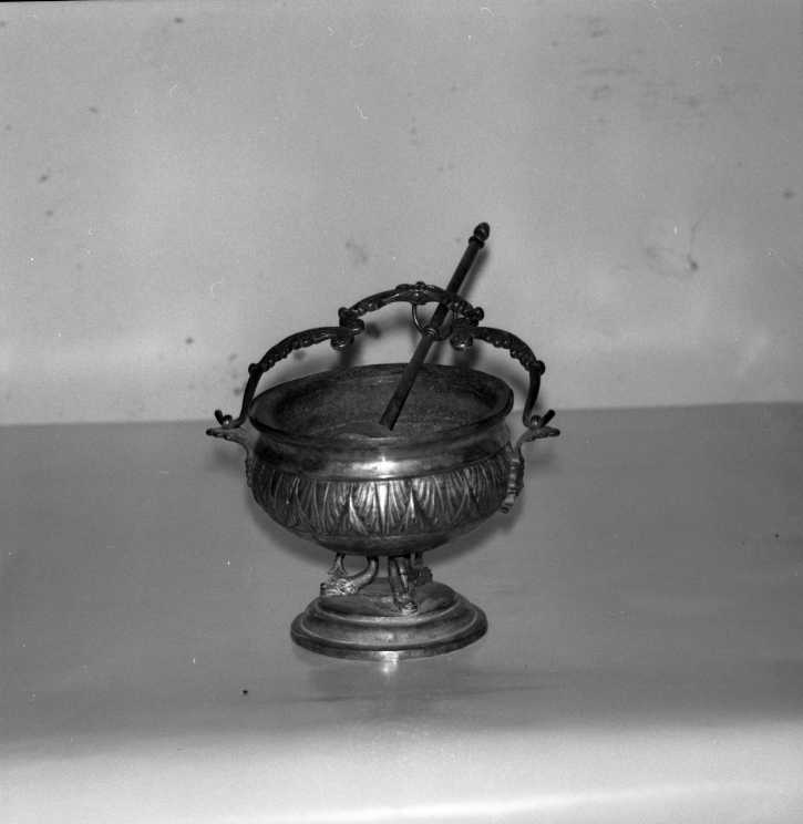 secchiello per l'acqua benedetta - bottega marchigiana (metà sec. XIX)