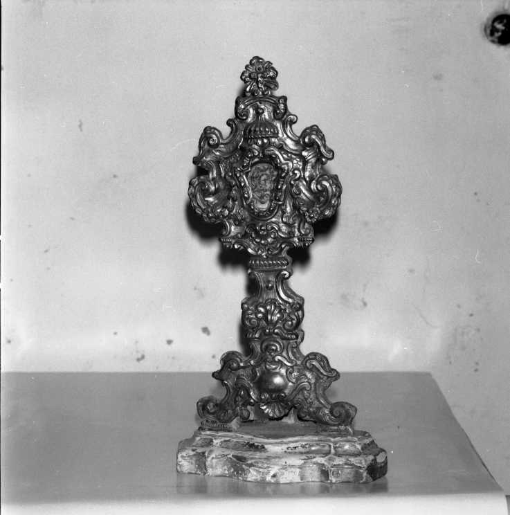 reliquiario - a ostensorio - bottega marchigiana (sec. XVIII)