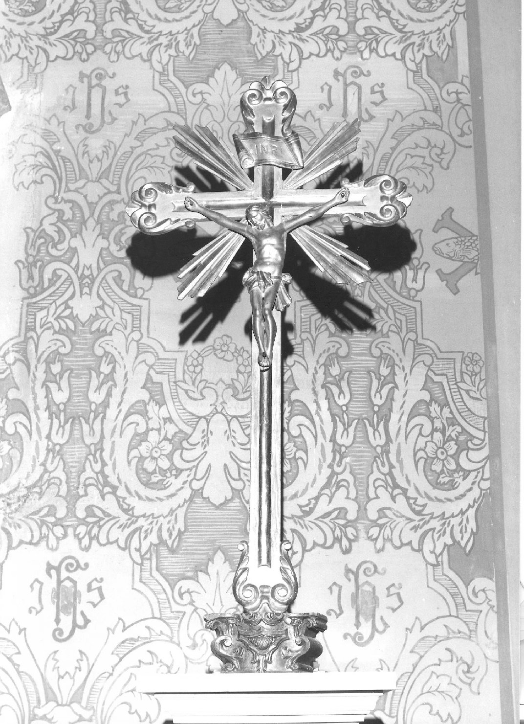 base per croce d'altare - bottega marchigiana (sec. XVIII)