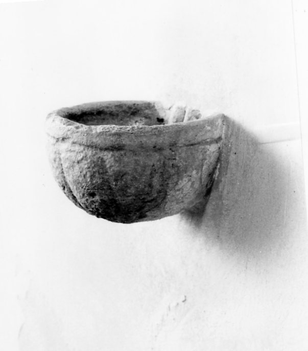 acquasantiera - bottega marchigiana (sec. XVIII)