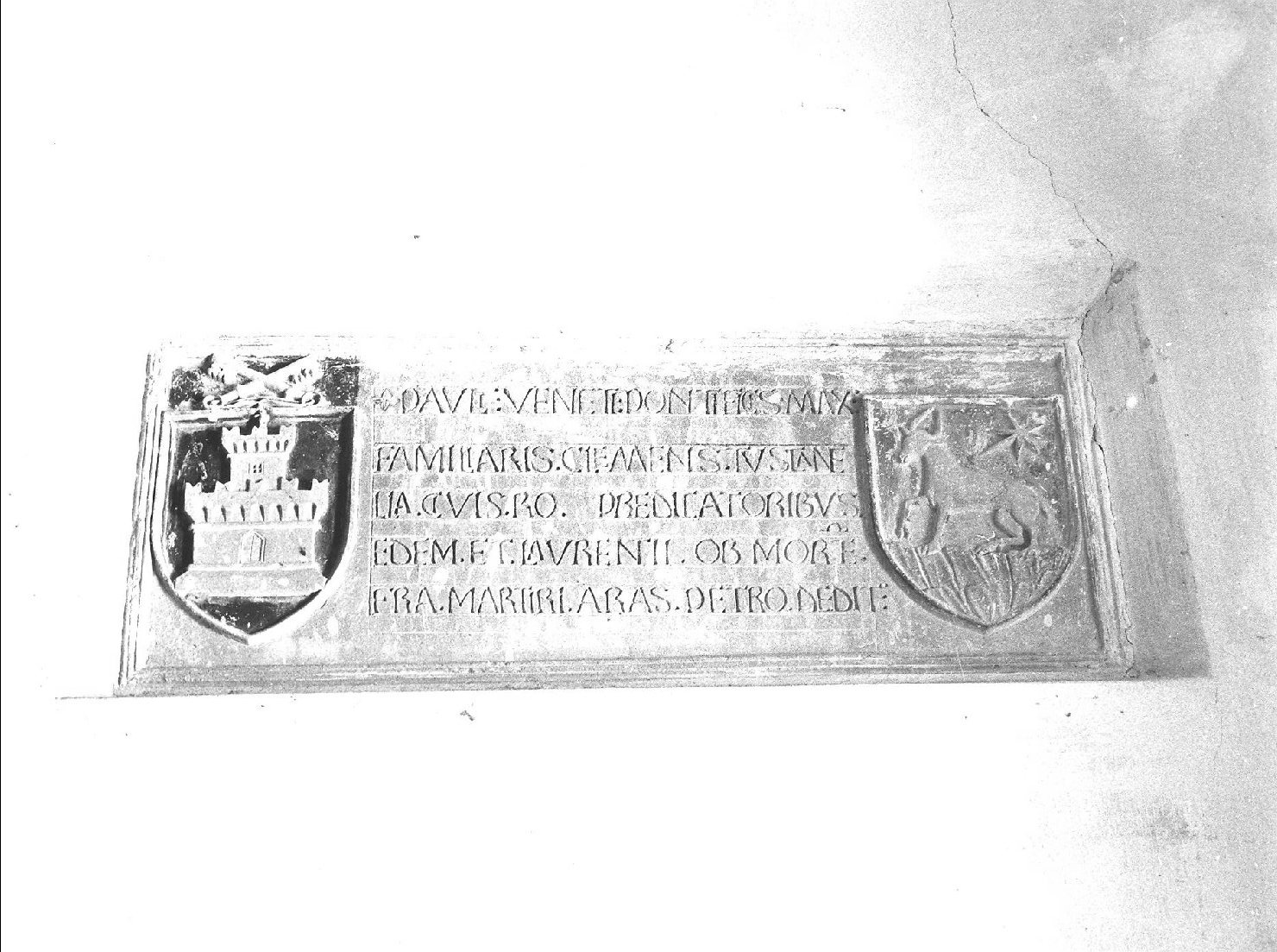 lapide - bottega marchigiana (sec. XVI)