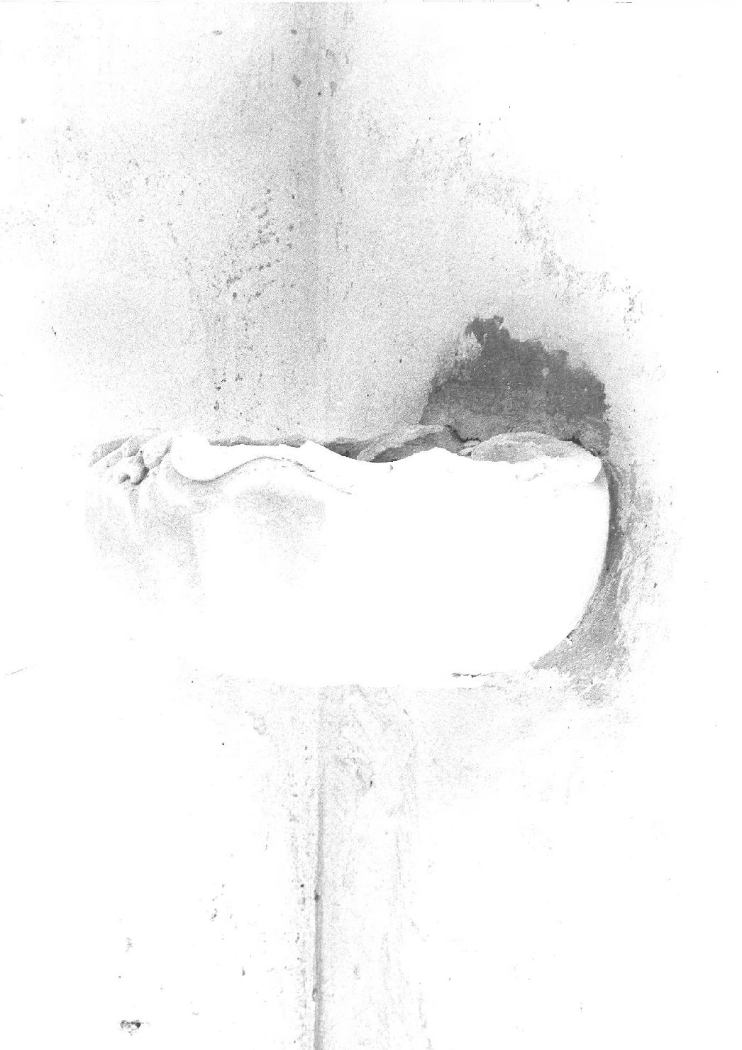 acquasantiera - da parete - bottega marchigiana (sec. XVII)