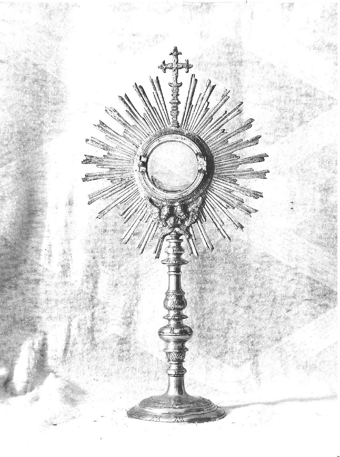 ostensorio - a raggiera - bottega marchigiana (sec. XIX)