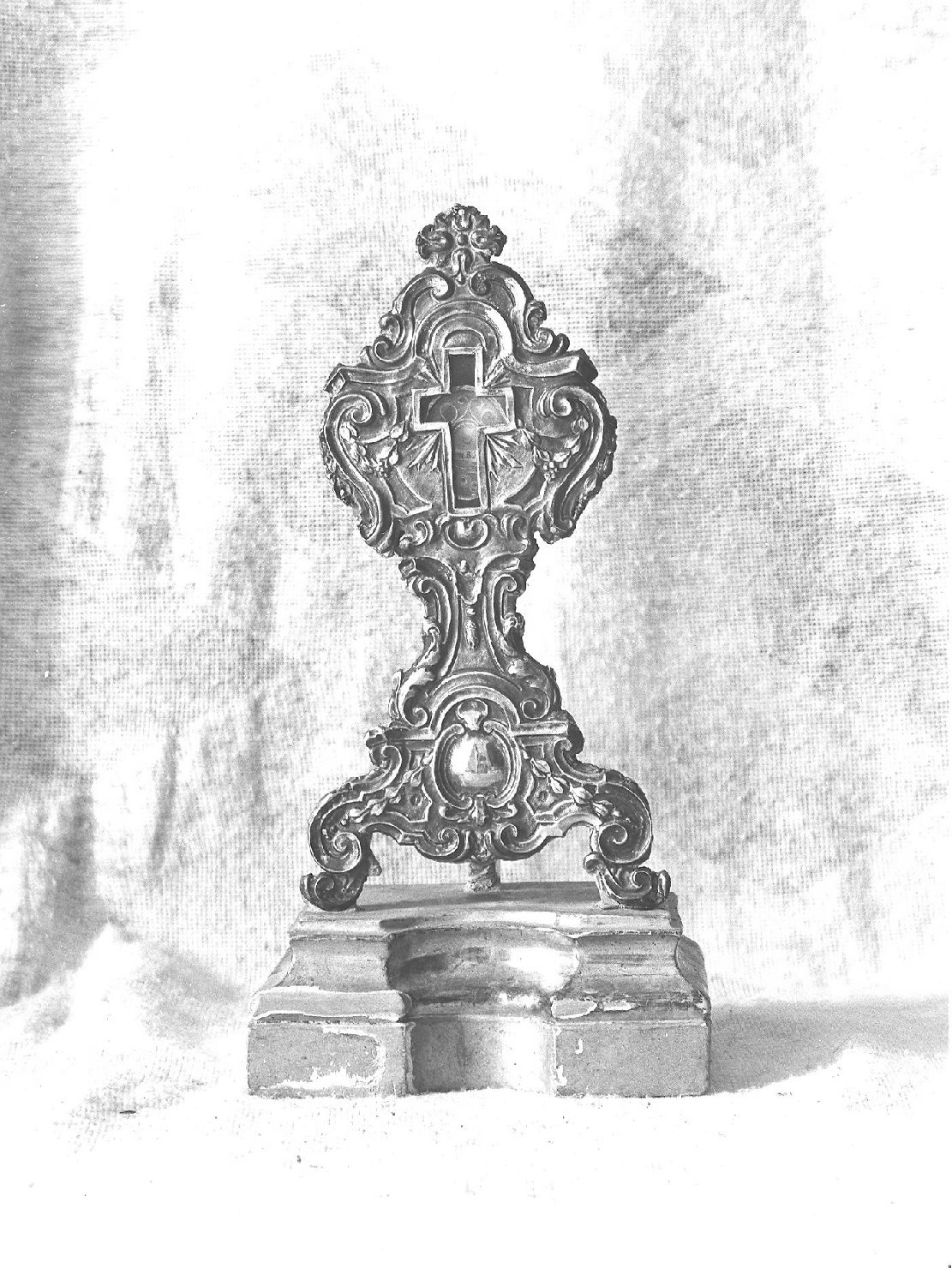 reliquiario - a ostensorio - bottega marchigiana (sec. XVIII)