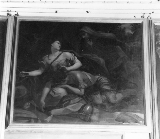 Sansone e Dalila (dipinto, elemento d'insieme) di Anastasi Giovanni (seconda metà sec. XVII)