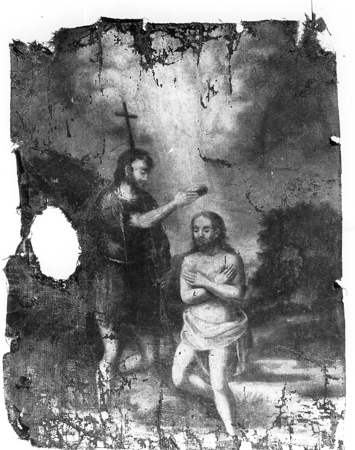 battesimo di Cristo (dipinto) - ambito italiano (prima metà sec. XVII)