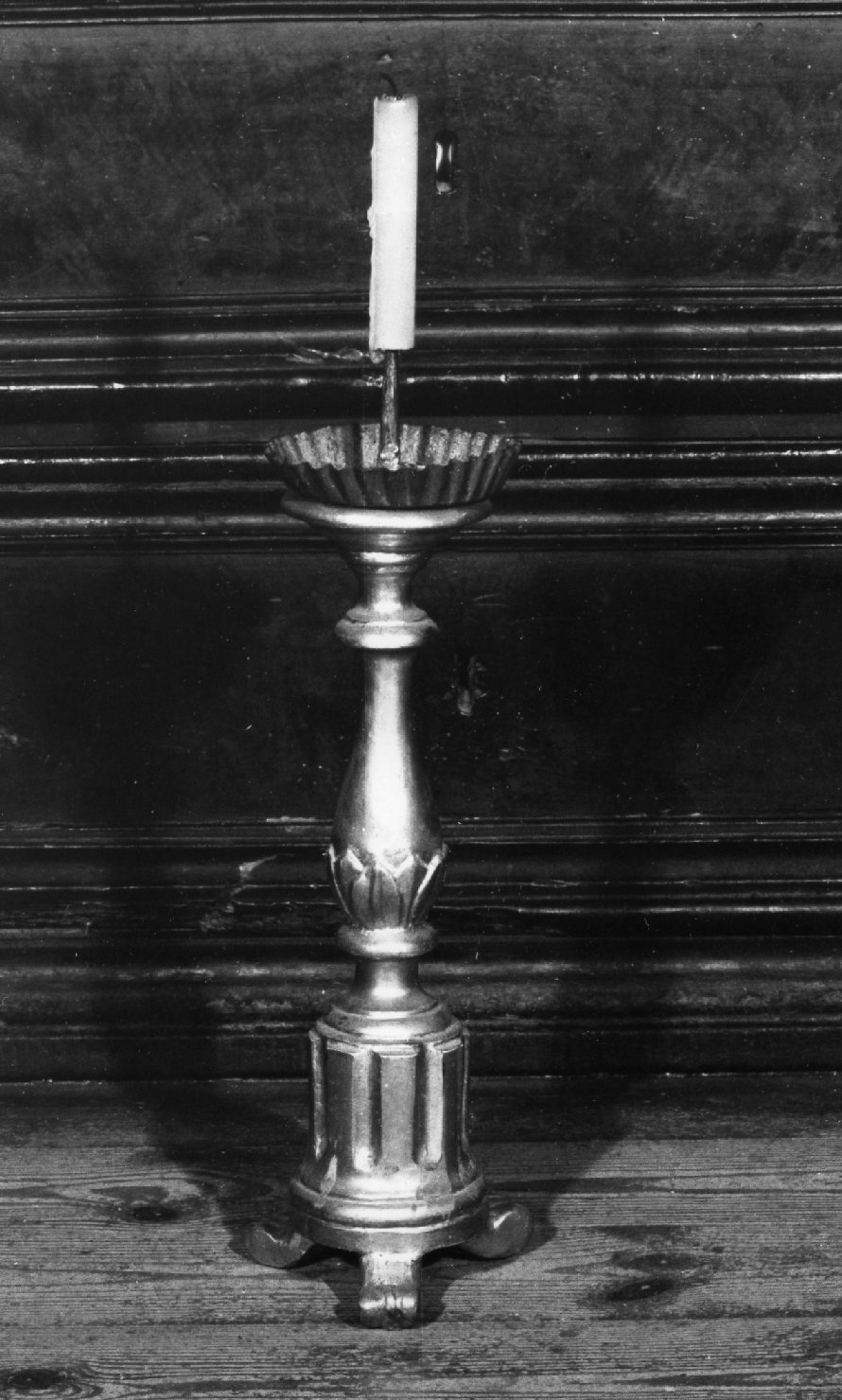candeliere, coppia - bottega marchigiana (ultimo quarto sec. XVIII)