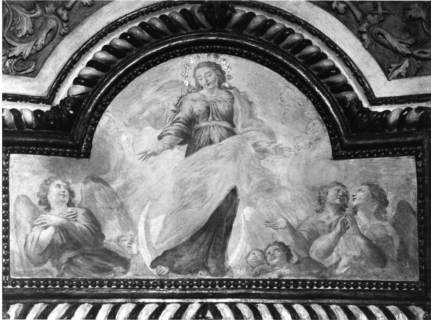 Immacolata Concezione (dipinto murale) di Amantini Tommaso (sec. XVII)