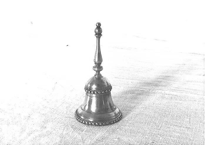 campanello d'altare - bottega marchigiana (fine/inizio secc. XVIII/ XIX)