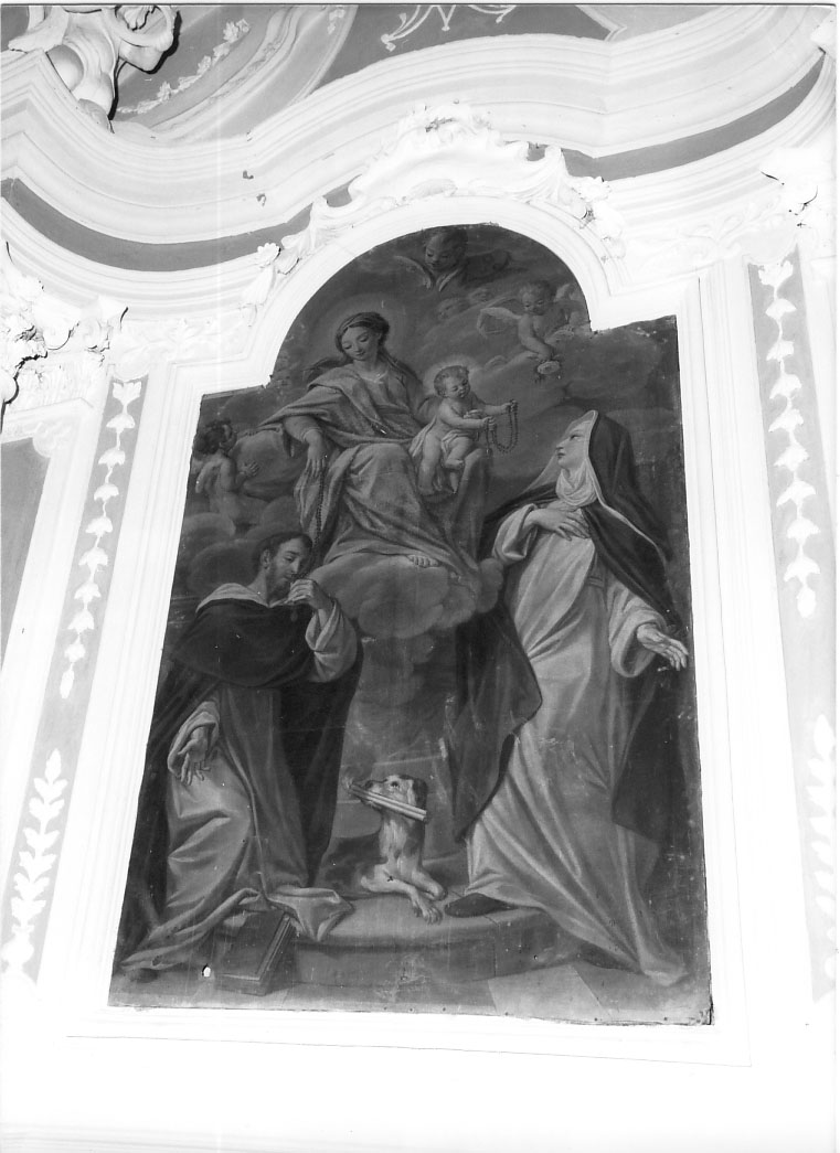 Madonna del Rosario (dipinto) - ambito Italia centrale (metà sec. XVIII)