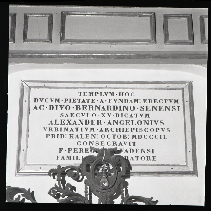 lapide commemorativa - bottega marchigiana (sec. XIX)