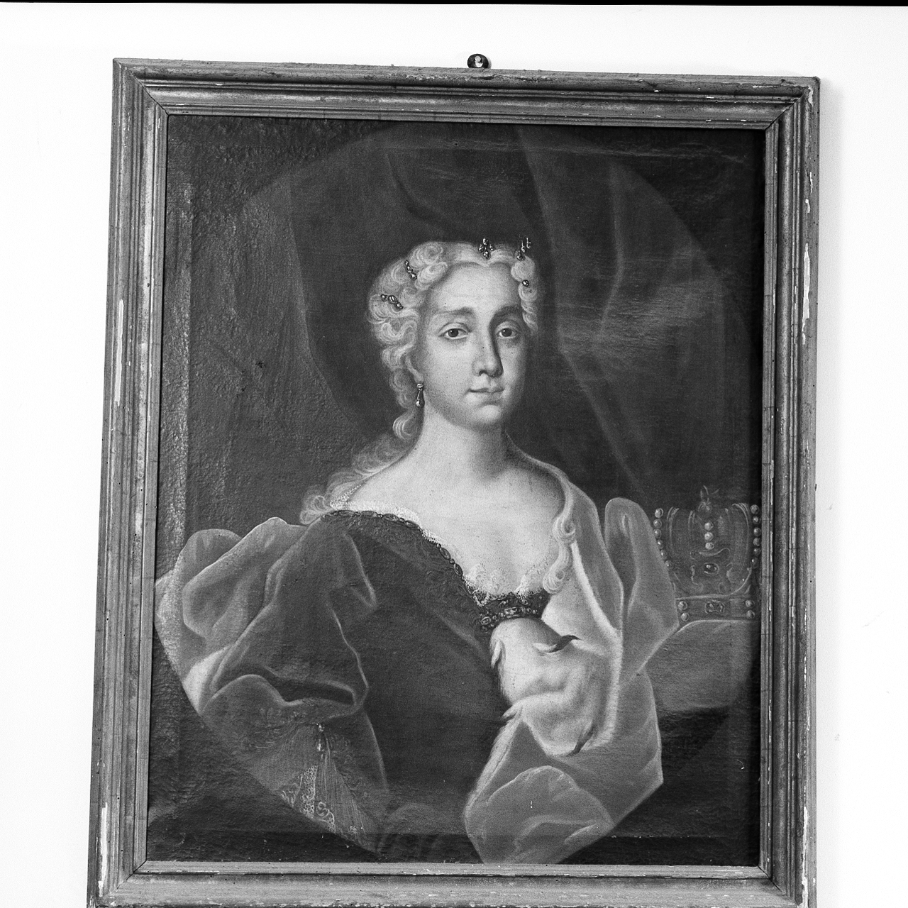 ritratto di regina (dipinto, elemento d'insieme) - ambito emiliano (prima metà sec. XVIII)