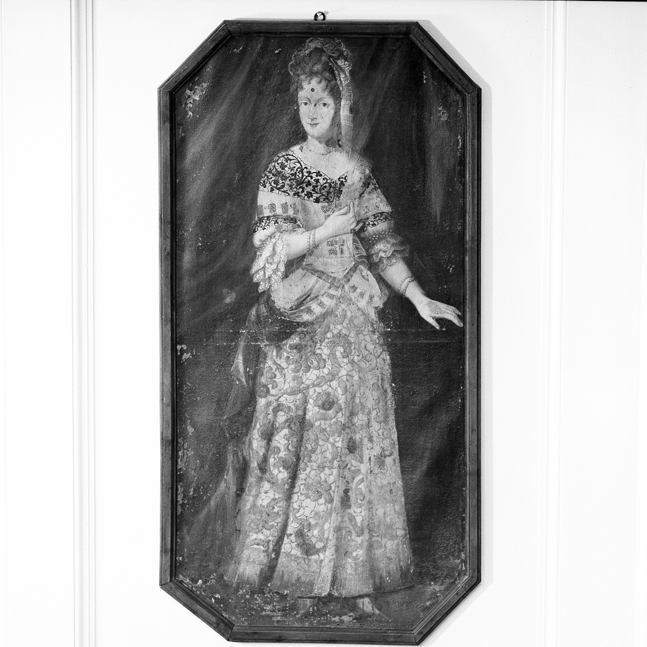 ritratto di donna (dipinto, elemento d'insieme) - ambito marchigiano (ultimo quarto sec. XVIII)