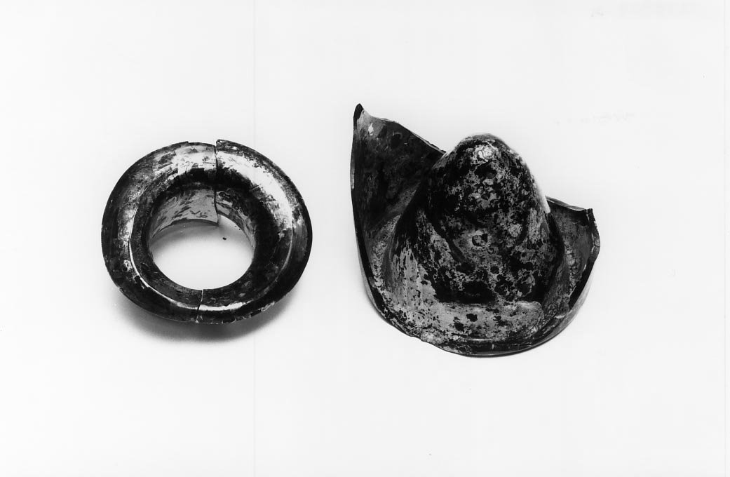 bottiglia, frammento - manifattura marchigiana (sec. XIX)