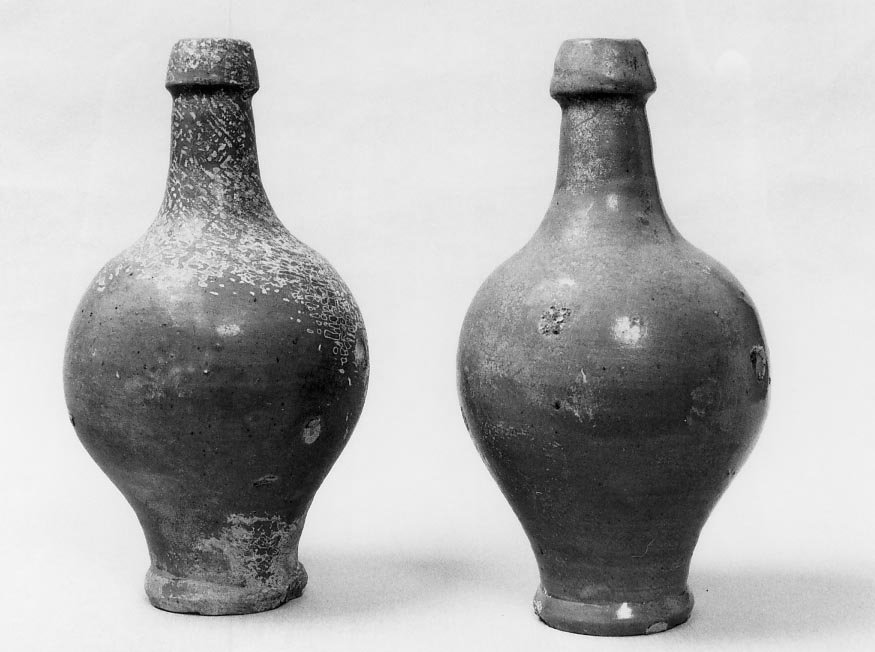 bottiglia, serie - manifattura tedesca (secc. XVIII/ XIX)