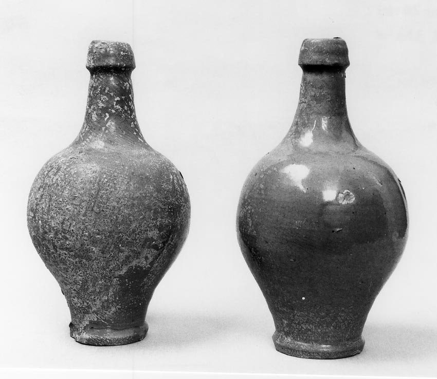 bottiglia, serie - manifattura tedesca (secc. XVIII/ XIX)