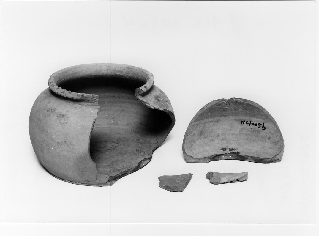 contenitore, frammento - manifattura inglese (?) (secc. XVIII/ XIX)