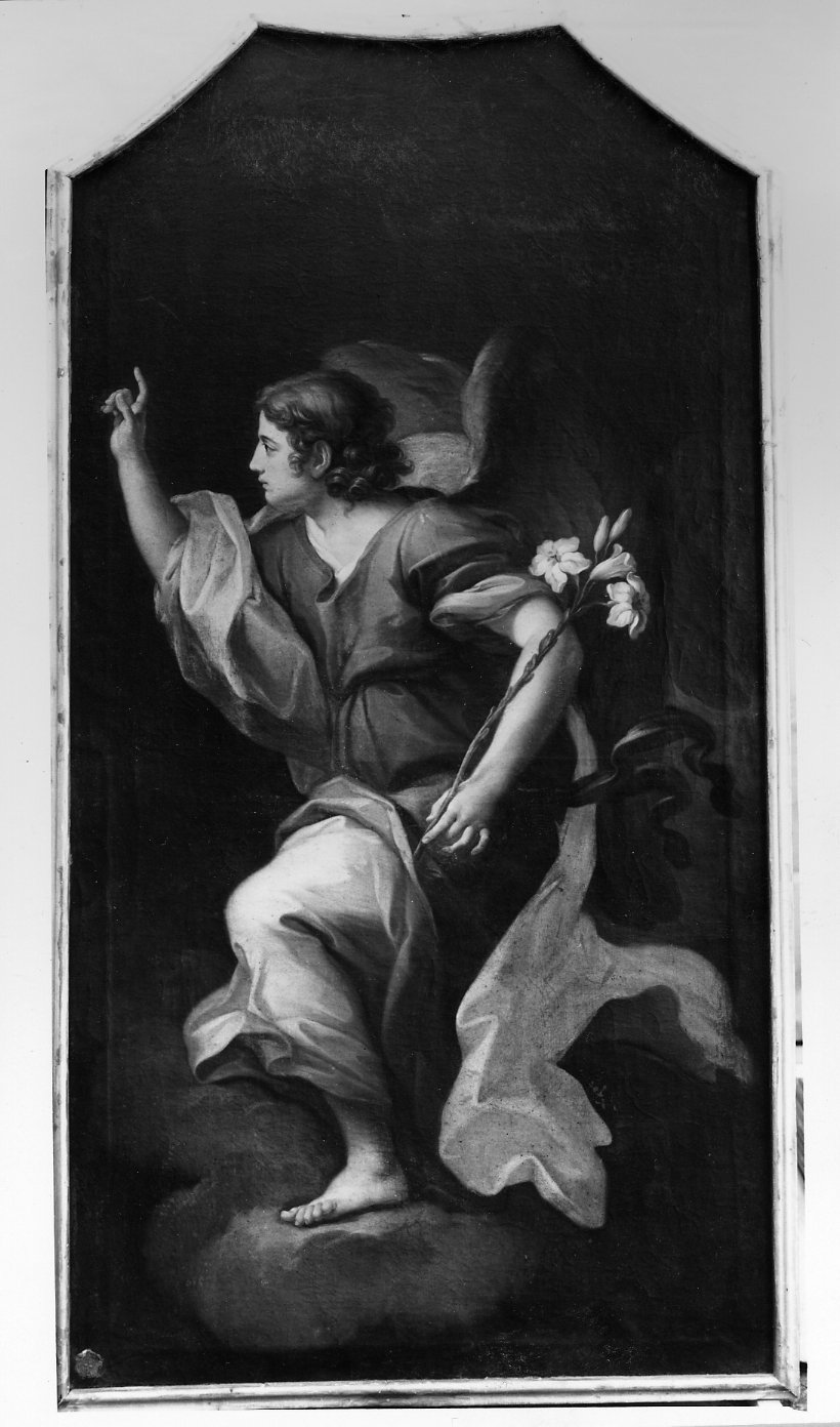 angelo annunciante (dipinto) di Conca Sebastiano - ambito romano (sec. XVII)