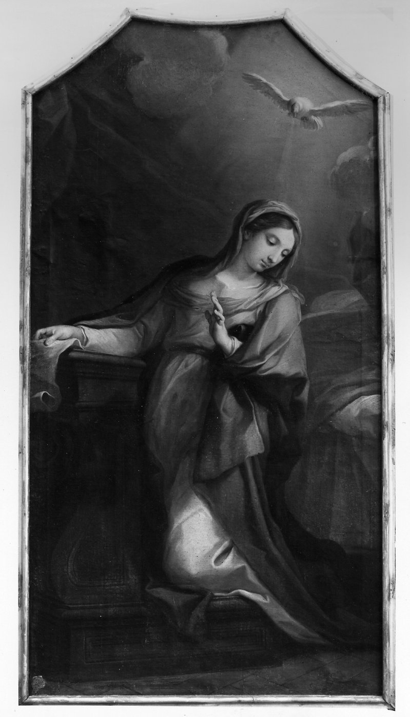 Madonna annunciata (dipinto) di Conca Sebastiano - ambito romano (sec. XVIII)