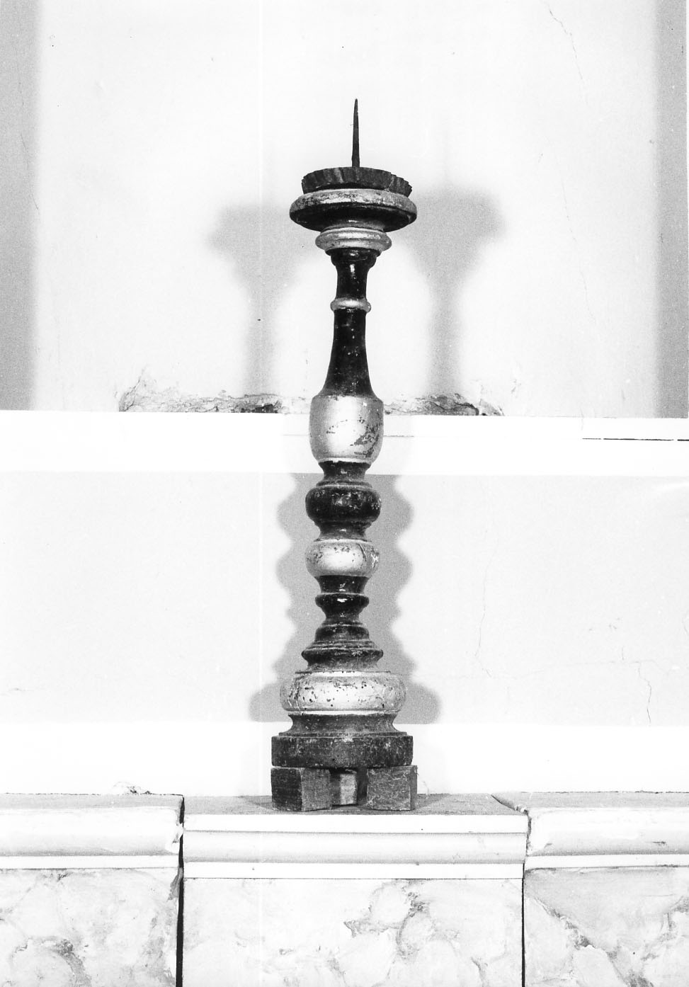 candelabro, serie - bottega marchigiana (secc. XVIII/ XIX)