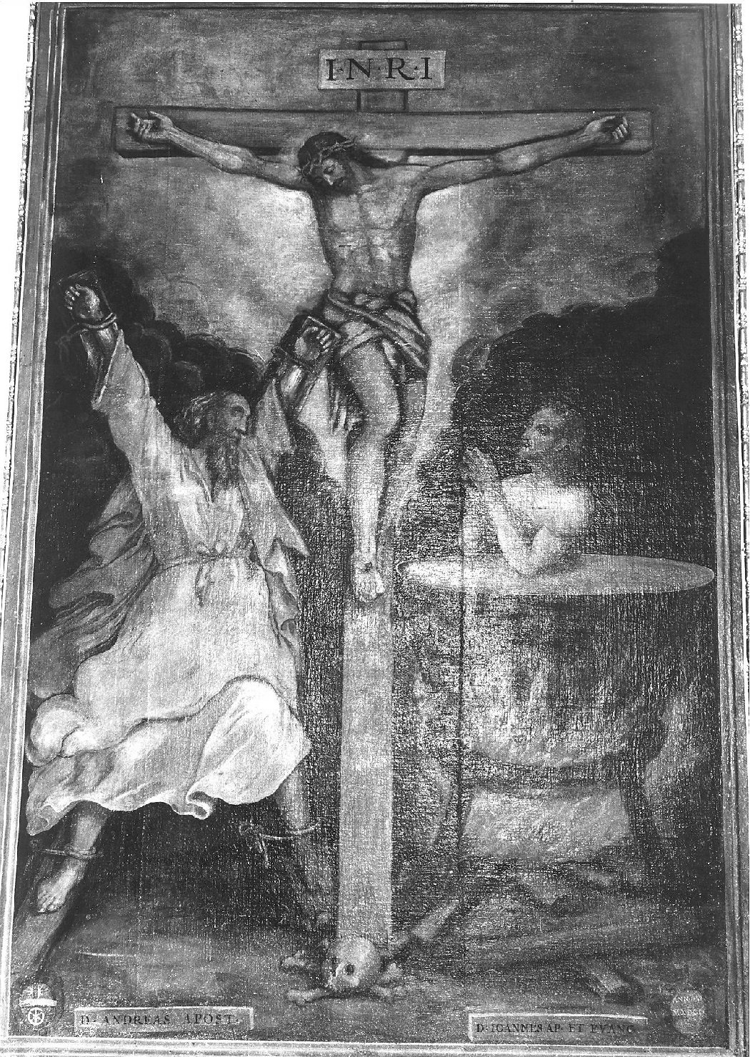crocifissione (dipinto) di Ramazzani Ercole (sec. XVI)
