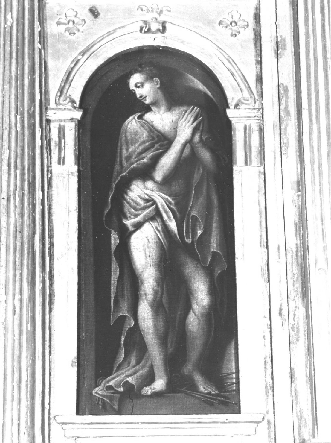 San Sebastiano (dipinto) di Ramazzani Ercole (ultimo quarto sec. XVI)