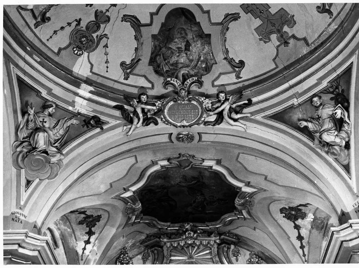 San Giovanni de Mata e San Felice de Valois (decorazione plastica, serie) - bottega molisana (fine sec. XVIII)