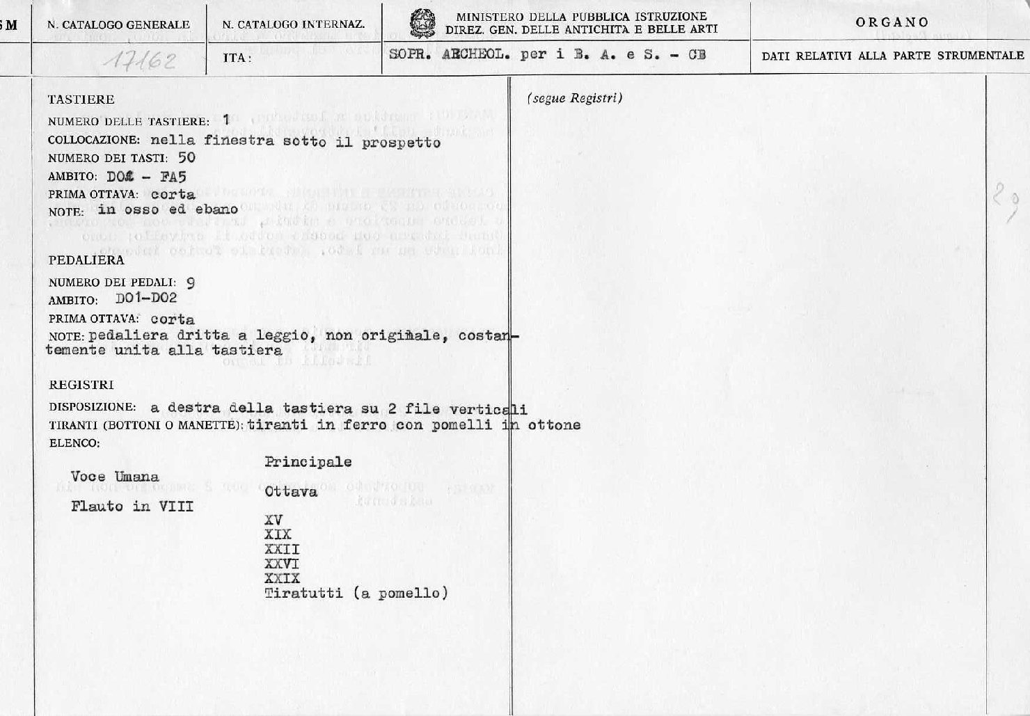 organo - bottega italiana (sec. XIX)