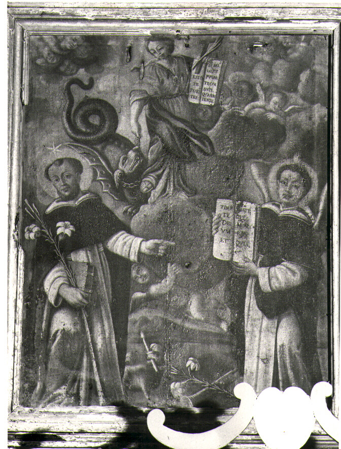 San Domenico e San Vincenzo Ferrer, Santi (dipinto, opera isolata) - ambito molisano (fine, fine sec. XVII, sec. XVII)