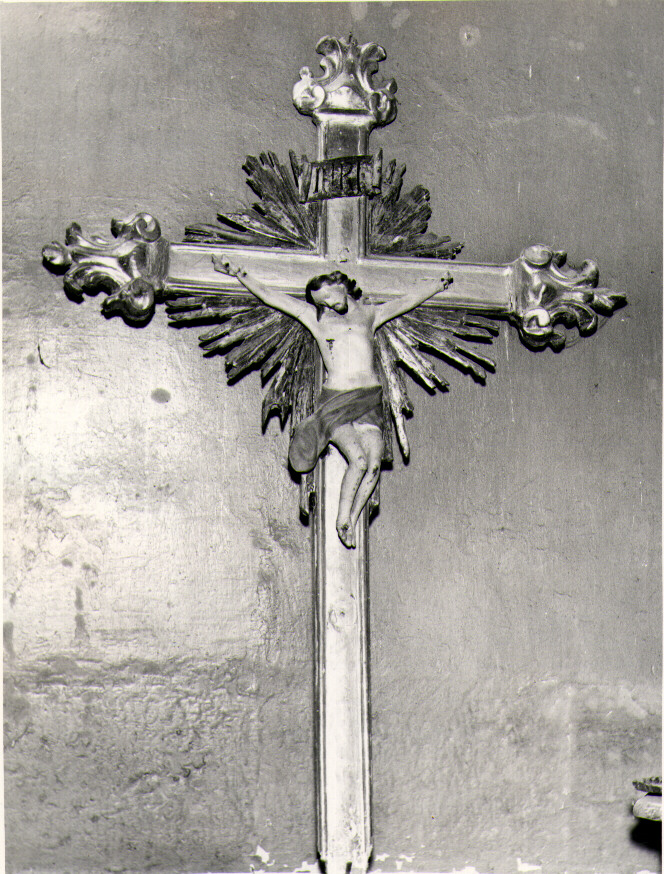 crocifisso, opera isolata - bottega molisana (fine/inizio secc. XVIII/ XIX)