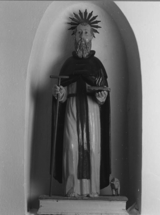 Sant'Antonio Abate (statua) - bottega sarda (fine/inizio secc. XVII/ XVIII)