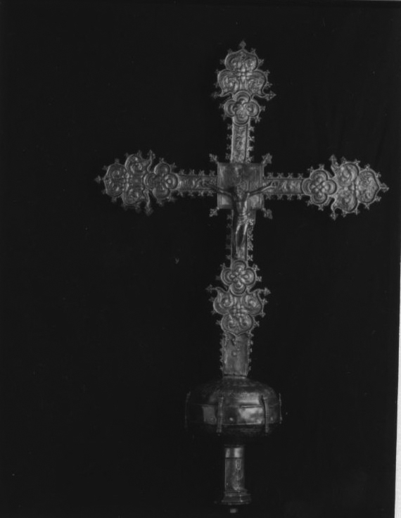 croce processionale - bottega cagliaritana (sec. XVII)