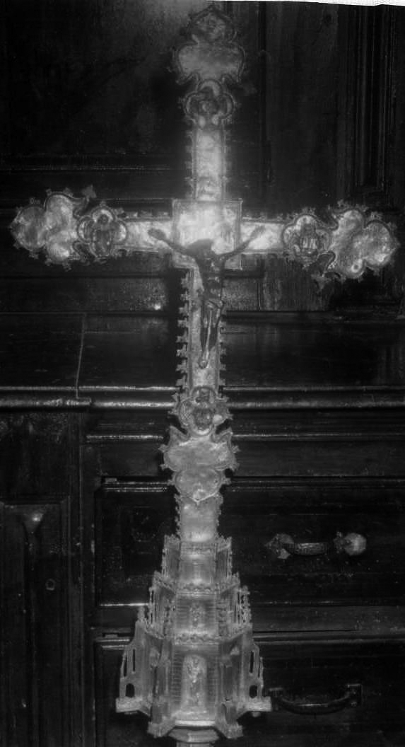 croce processionale - bottega cagliaritana (metà sec. XVI)