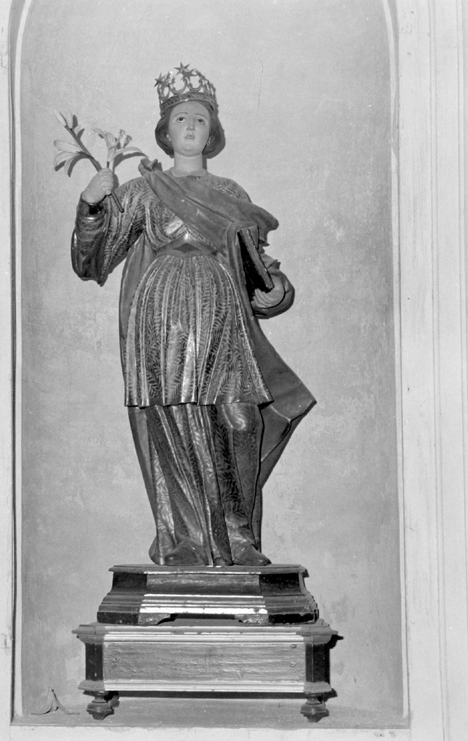 Santa Lucia (statua) - bottega sarda (seconda metà sec. XVIII)